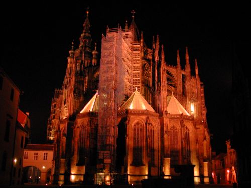 praga cattedrale di san vito notturno 2 400