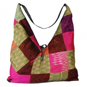 Borsa in Seta Yoo Yoo Patchwork 