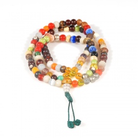 Mala in Perline Multicolore