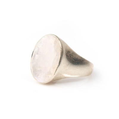 anello-argento-labradorite-bianca-sfaccettata