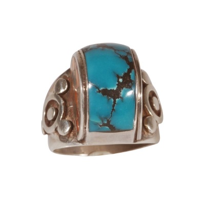 anello-nepalese-argento-turchese-corallo 1