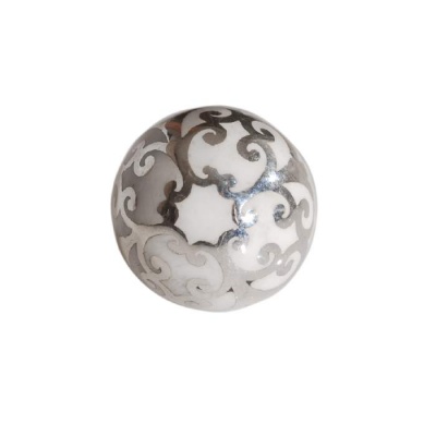 chiama angeli argento e smalto bianco - retro