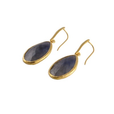 orecchini-iolite-goccia-in-argento-dorato